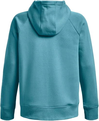 Miniatura 5 de Under Armour Rival - Sudadera con capucha para mujer, de vellón y con logotipo