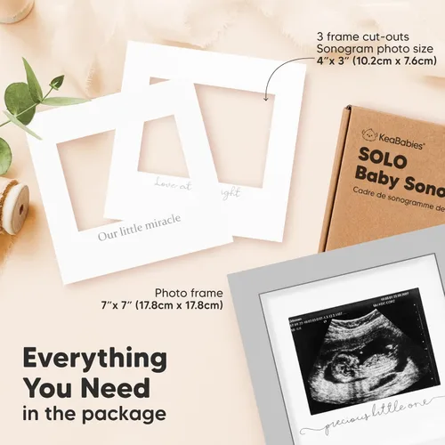 Miniatura 2 de KeaBabies Portarretratos de ecografía para bebé, modernos marcos de fotos de ultrasonido para mamá, regalos de primer embarazo para futura mamá