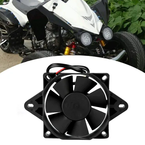Miniatura 5 de Acouto Ventilador de radiador de motocicleta Ventilador de refrigeración de motor eléctrico 12V ATV Ventilador de refrigeración Radiador universal