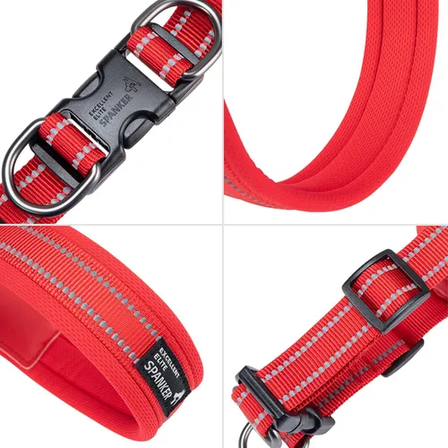 Miniatura 5 de EXCELLENT ELITE SPANKER Arnés para perro sin tirón ajustable con paso reflectante, chaleco suave acolchado con correa fácil para pecho de mascota