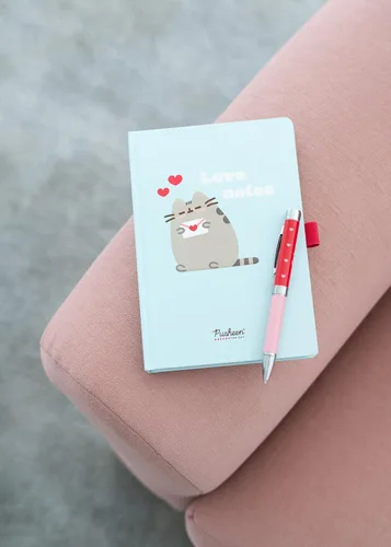 Miniatura 4 de Cuaderno diario oficial Pusheen Cat Cuadernos de tapa dura + bolígrafo Cuaderno A5 Lindos cuadernos 192 páginas rayadas