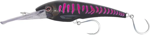 Miniatura 14 de Nomad Design DTX Minnow con sistema patentado Autotune - Acción de natación de pez cebo envejecido, BKK Diablo Caballa Rosa Caliente