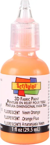 Miniatura 8 de Scribbles 13903 - Pintura de tela 3D brillante, color blanco