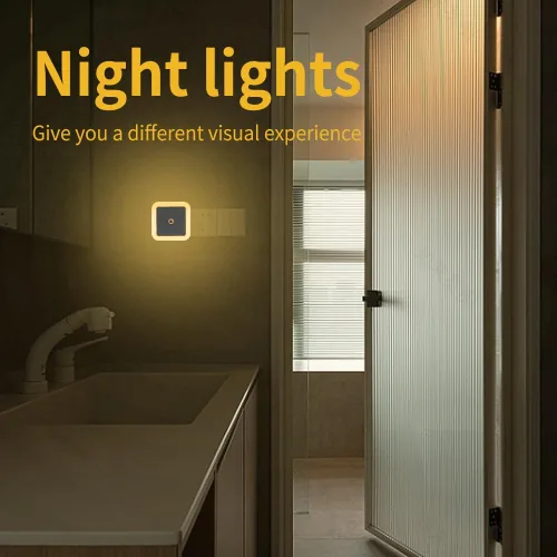 Miniatura 4 de Las luces nocturnas se enchufan a la pared, sensor de atardecer a amanecer con encendido y apagado automático luz nocturna para dormitorio, baño