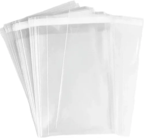 Delatanus 200 bolsas de celofán transparente de 4 x 6 pulgadas, gruesas, 1.6 mil, se adapta a impresiones de 4 x 6, fotos, tarjetas, dulces,