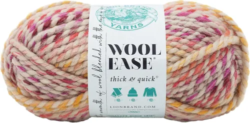 Miniatura 41 de Lion Brand Yarn - Ovillo de lana Wool-Ease Thick & Quick color fuerza aérea