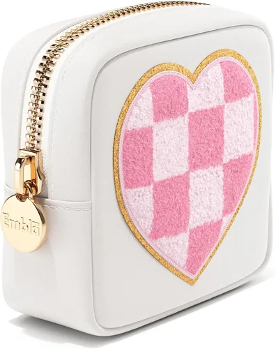 Miniatura 8 de BE MINE - Bolsa de maquillaje de San Valentín, bolsa de viaje para cosméticos y neceser, bolsa de nailon con cremallera, lindo organizador