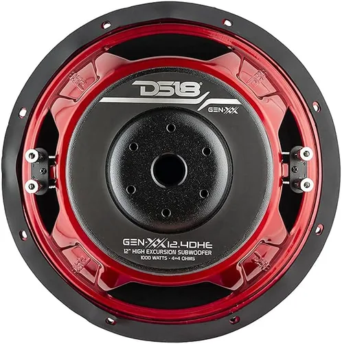 Miniatura 9 de DS18 GEN-XX10.4DHE - Subwoofer para automóvil de alta excursión de 10 pulgadas, 1000 vatios, bobina de voz dual máxima, 4+4 ohmios (1 altavoz)