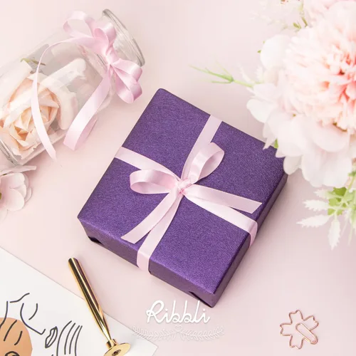 Miniatura 368 de Ribbli - Cinta de satén de doble cara dorada, 1/2 pulgada x 25 yardas, uso para ramo de lazos de manualidades, envoltura de regalos, decoración