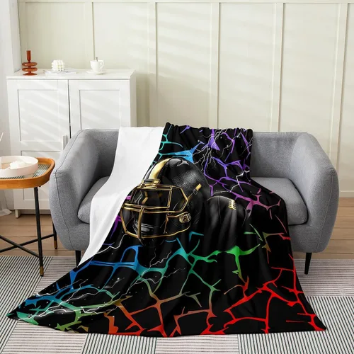 Miniatura 17 de Erosebridal Manta de snowboard de 40 x 50 pulgadas, moderna manta abstracta para niños y niños, acogedora para cama y sofá, manta de forro polar