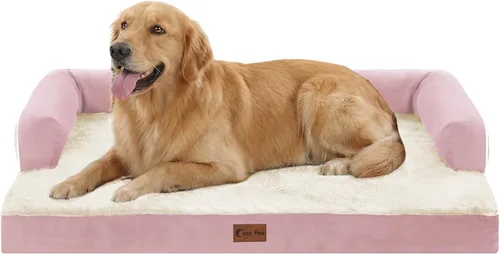 Miniatura 37 de Camas Ortopédicas para Perros de Tamaño Grande, Espuma de Celdas Impermeables tipo Huevera, Camas tipo Sofá para Perros Medianos para Jaula 35x22