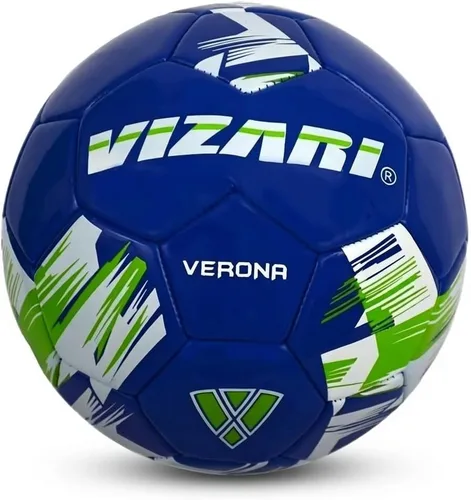 Vizari Verona - Balón de fútbol para exteriores con carcasa TPS duradera y vejiga de butilo reforzada, pelota de fútbol juvenil ideal para práctica