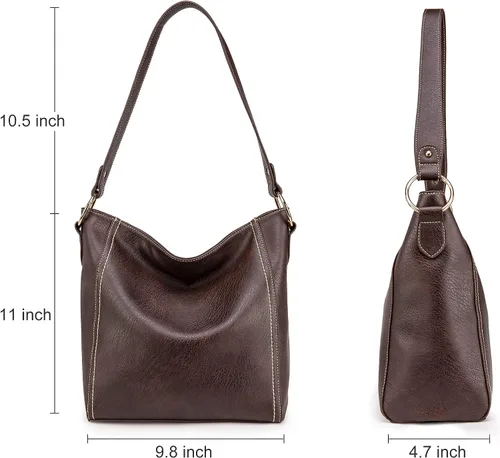 Miniatura 5 de Montana West Monederos de cuero vegano para mujer, bolsos de hombro y bolsos de mano para mujer