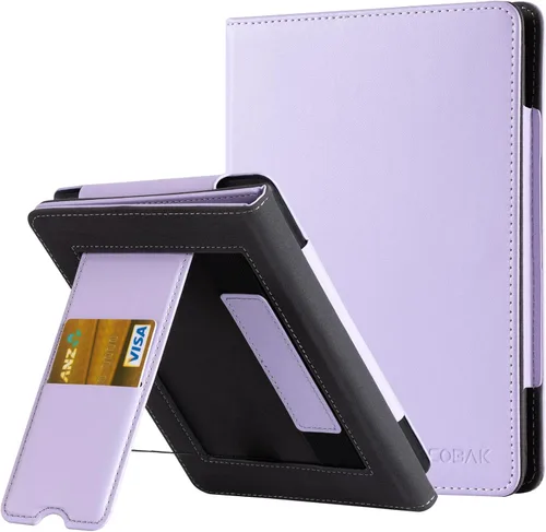 CoBak Case with Stand for Kindle Paperwhite -with Auto Sleep Wake, Card Slot, Hand Strap Feature - Fits Kindle Paperwhite 11th Generation 6.8"