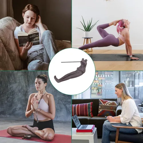 Miniatura 7 de Soporte de incienso de rana hecho a mano para incienso de cerámica, soporte para quemador de rana, adorno moderno de aromaterapia para meditación