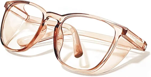 Miniatura 7 de Gafas de seguridad antivaho Z87.1 con bloqueo de luz azul, antipolvo, protección UV, para hombres y mujeres (cuarzo azul)