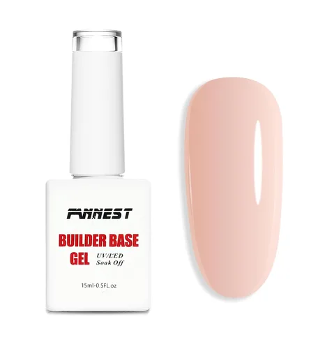 Miniatura 11 de Kit de Gel Constructor Gel Base de Goma Esmalte de Uñas, 15ml*2pcs (0.51 fl oz x 2 piezas) Para Engrosamiento de Uñas, Extensión de Fortalecimiento