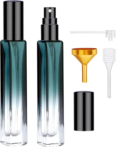 Miniatura 24 de Segbeauty 5 Pack de botellas de spray de vidrio rellenables de 10 ml para perfume, botella de colonia de niebla fina mini vacía de viaje de 10 ml