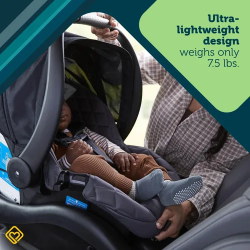 Miniatura 3 de Safety 1st onBoard™ Insta-Latch™ DLX - Asiento infantil para automóvil con base, asiento de automóvil para bebé de 4 a 30 libras, asiento de Playa