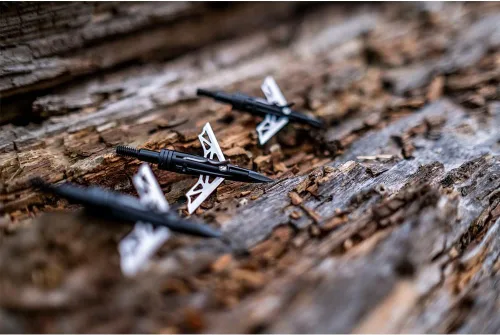 Miniatura 5 de New Archery Products NAP DK4 - Arco de caza Spitfire híbrido mecánico de 1 3/4 pulgadas de diámetro de corte, cabeza ancha compuesta, paquete de 3