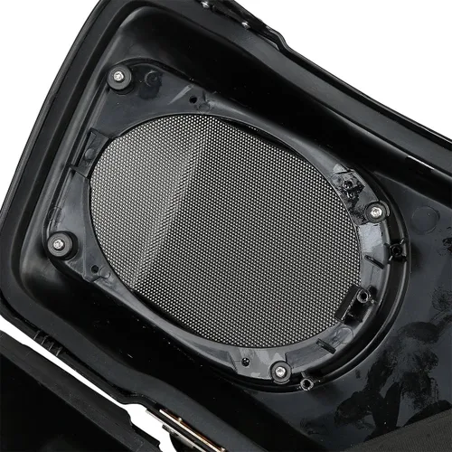 Miniatura 5 de TCT-MOTORPARTS Alforjas alargadas de 5 pulgadas con tapas de altavoces de 5x7" y sistema de guardabarros trasero LED para Harley Touring Street Road
