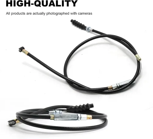 Miniatura 5 de Palanca de embrague plegable de 7/8 con percha y cable de embrague de repuesto para 110/125/140/150cc SSR125 RFZ YZ Ruckus TaoTao DB17/27 Apollo
