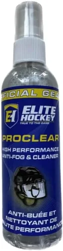 Elite Hockey Spray antivaho para visera facial | Desempañamiento | Antiestático | Evita el empañamiento de espejos, lentes de gafas, gafas, máscaras