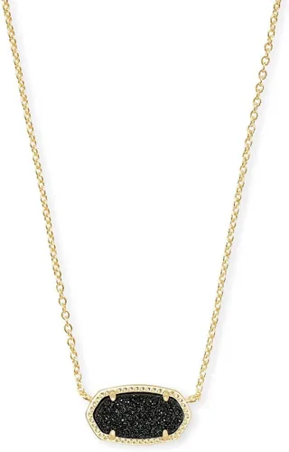 Kendra Scott Elisa Collar con dije para mujer, joyería de moda, chapado en oro de 14quilates