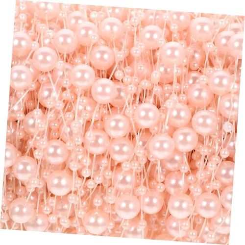 Miniatura 4 de IMIKEYA Cuerdas de perlas artificiales para decoración de jarrón, cuentas de perlas flotantes para manualidades, boda, Navidad, decoración