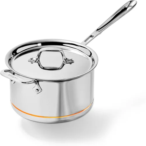 Miniatura 8 de Cacerola All-Clad 6201,5 SS núcleo de cobre 5-pliegues se puede lavar en lavaplatos, utensilios de cocina, Acero inoxidable