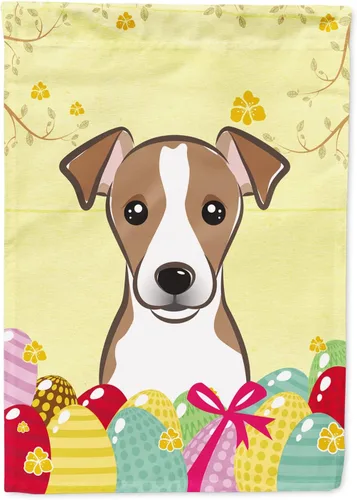 Miniatura 58 de Caroline's Treasures BB1920CHF - Bandera de caza de huevos de Pascua con diseño de bulldog francés, para casa, gran porche, para colgar en la pared