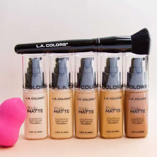 Miniatura 9 de L.A. Colors Base Mate Verdadera, Bronceado Profundo CLM361 (Paquete de 2)