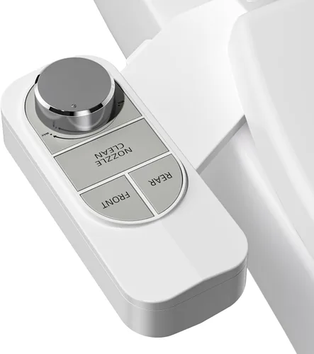 Miniatura 12 de SAMODRA - Bidé no eléctrico, con boquilla doble autolimpiable (lavado frontal y trasero), accesorio para inodoro con bidé de agua dulce, presión