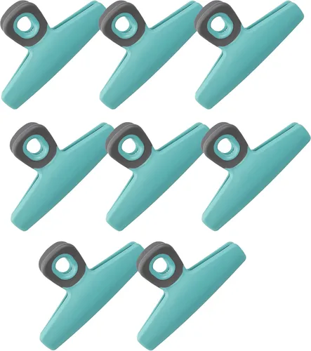 Miniatura 15 de COOK WITH COLOR Clips para alimentos – Clips anchos y resistentes, clips grandes para bolsas para almacenamiento de alimentos con agarre hermético