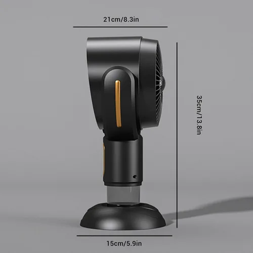 Miniatura 7 de Campana extractora portátil, campana extractora de escritorio silenciosa de 2 velocidades, purificación de aire de iones negativos, filtro