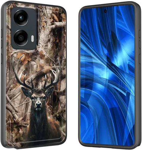 Miniatura 74 de Funda para Moto G 5G 2023, [probada en caídas de grado militar], resistente, resistente, resistente, a prueba de golpes, funda protectora