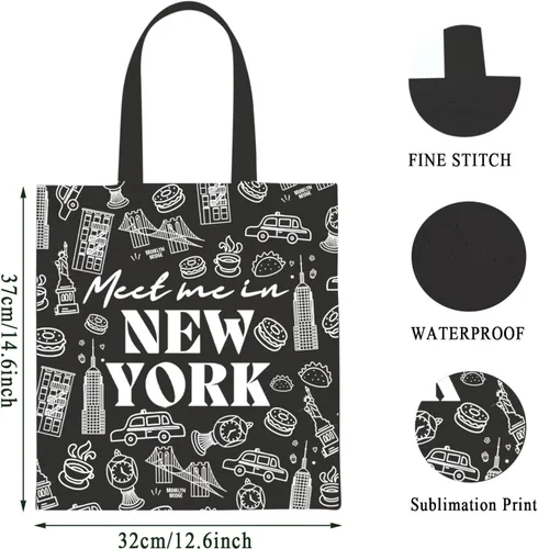 Miniatura 4 de WCGXKO Bolsa de regalo para despedida de soltera de Nueva York