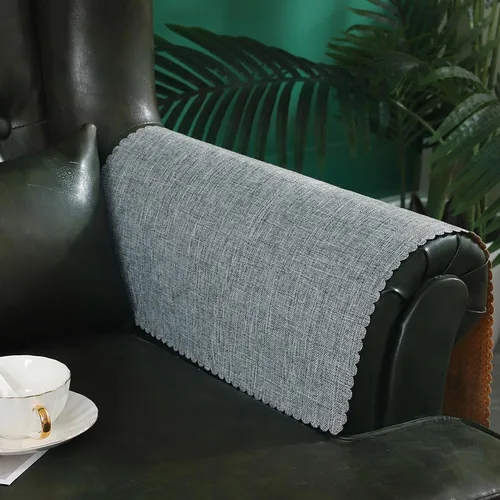 Miniatura 12 de Juego de 2 fundas protectoras para reposabrazos de sofá, antideslizantes, lavables, para reposabrazos de silla reclinable, juego de 2 fundas