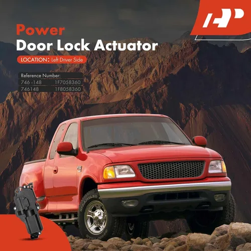 Miniatura 4 de A-Premium Actuador de cerradura de puerta del conductor compatible con vehículos Ford, Lincoln, Mazda y Mercury - para F-150 F-250 Freestar Mustang