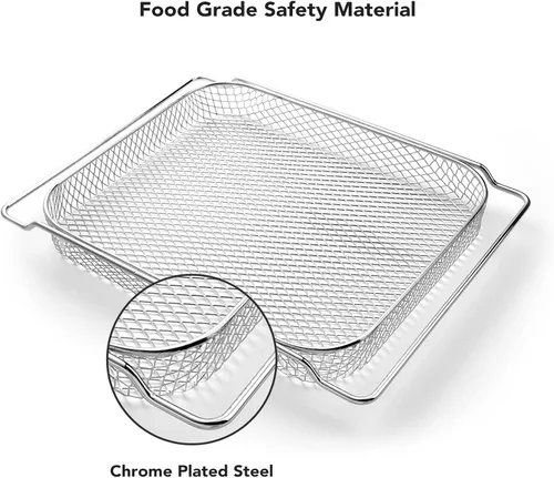 Miniatura 2 de VAL CUCINA Cesta de freír de aire, compatible con horno tostador de freidora de aire TA-25G (cesta para freidora de aire)