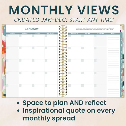 Miniatura 3 de bloom daily planners Planificador de enfermedades crónicas y diario médico sin fecha – rastreador de dolor y síntomas de 12 meses, registro