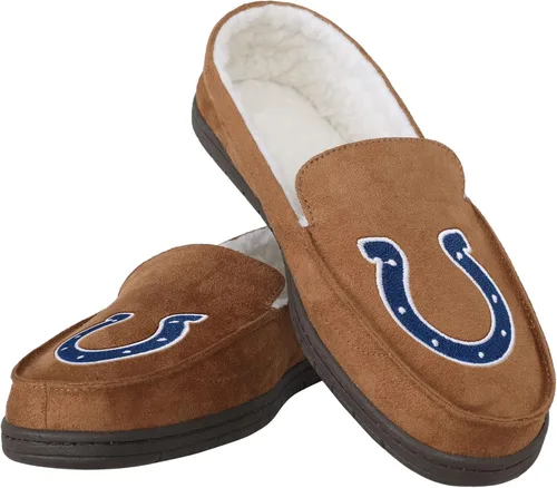 Miniatura 54 de FOCO Mens NFL Team Logo Moccasin Slippers Beige