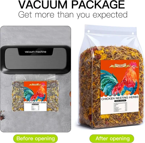 Miniatura 3 de 21 Oz Hierbas para nido de pollo premezcladas y flores secas, hierbas naturales para caja nido, almohadillas para nido de aves, cama para descanso
