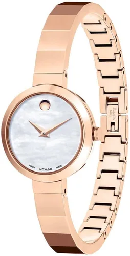 Miniatura 2 de Movado Novella Mop Dial Acero inoxidable Ladies Watch 0607112