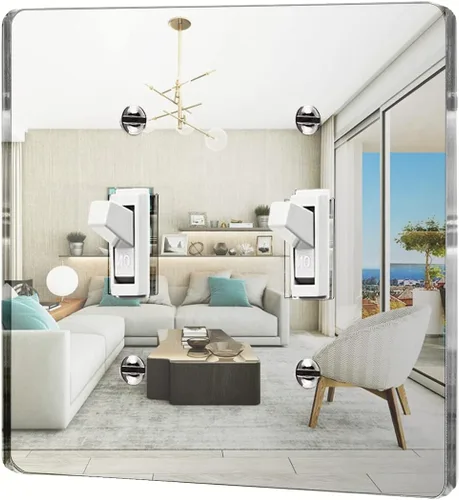 Miniatura 19 de 1 Pieza Placa de Interruptor de Luz con Espejo, Cubierta de Salida de Pared Decorativa de Acrílico, Placas de Interruptor de Espejo, Placas de Pared