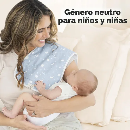 Miniatura 8 de Paños orgánicos para eructos para bebés niños y niñas, paquete de 5 paños de algodón súper absorbentes para bebés, trapos suaves y afelpados