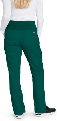 Miniatura 2 de Grey's Anatomy - Pantalón de uniforme médico de frente plano, con 6 bolsillos, para mujer