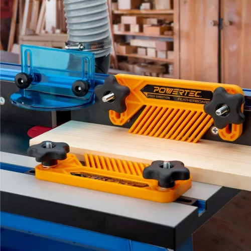 Miniatura 7 de POWERTEC Tablas de plumas universales y tablas de plumas para valla paquete de accesorios para carpintería (paquete de 2)