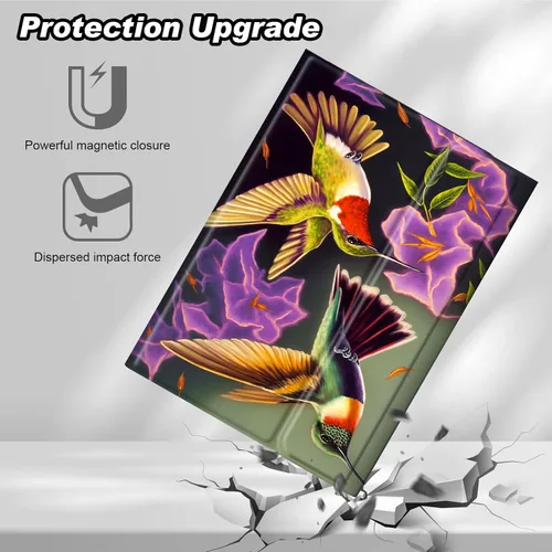 Miniatura 6 de DEGDFSGR Funda para Samsung Galaxy Tab A8 10.5 con teclado, teclado inalámbrico desmontable cierre magnético, funda protectora para Samsung Tab A8