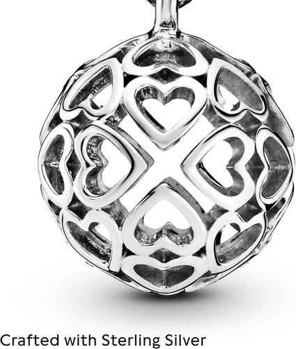 Miniatura 3 de PANDORA Jewelry Harmonius Hearts - Dije de plata de ley Metal no aplica